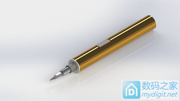 请输入描述 DIY自用锂电池螺丝刀 带自锁 纯铜外壳 3D打印 后面打包提供文件