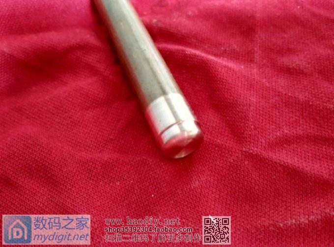 仿造数码之家魅色小直手电---土豪金滚花版(附完整过程图解)