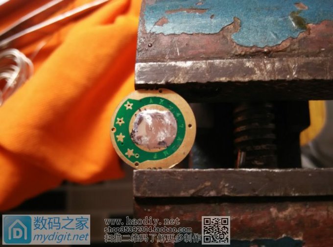 仿造数码之家魅色小直手电---土豪金滚花版(附完整过程图解)