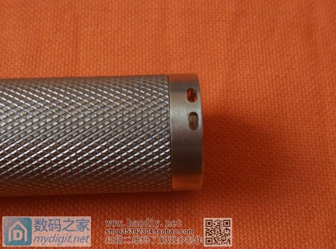 仿造数码之家魅色小直手电---土豪金滚花版(附完整过程图解)