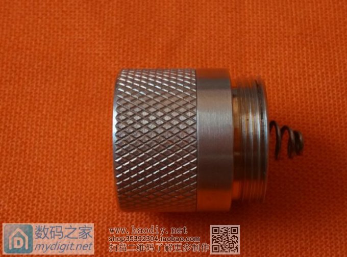 仿造数码之家魅色小直手电---土豪金滚花版(附完整过程图解)