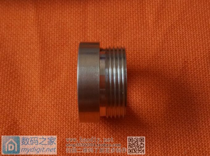 仿造数码之家魅色小直手电---土豪金滚花版(附完整过程图解)