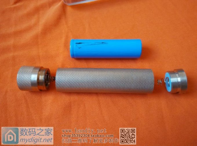 仿造数码之家魅色小直手电---土豪金滚花版(附完整过程图解)