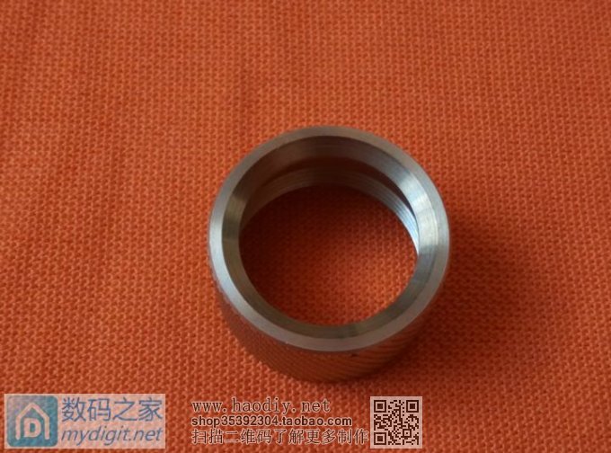 仿造数码之家魅色小直手电---土豪金滚花版(附完整过程图解)