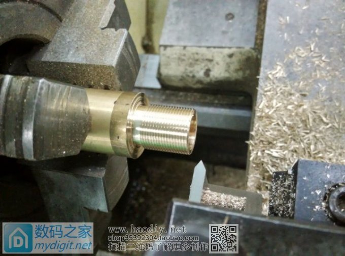 仿造数码之家魅色小直手电---土豪金滚花版(附完整过程图解)