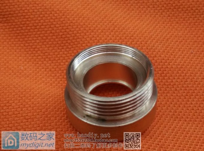 仿造数码之家魅色小直手电---土豪金滚花版(附完整过程图解)