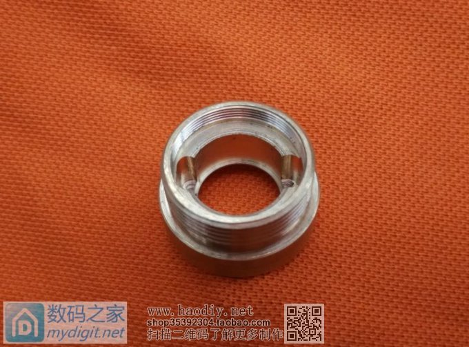 仿造数码之家魅色小直手电---土豪金滚花版(附完整过程图解)