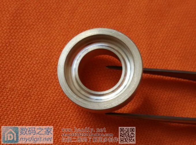 仿造数码之家魅色小直手电---土豪金滚花版(附完整过程图解)