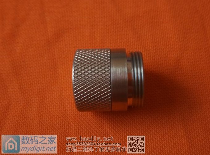 仿造数码之家魅色小直手电---土豪金滚花版(附完整过程图解)