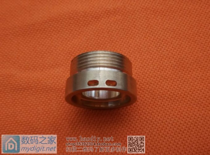 仿造数码之家魅色小直手电---土豪金滚花版(附完整过程图解)