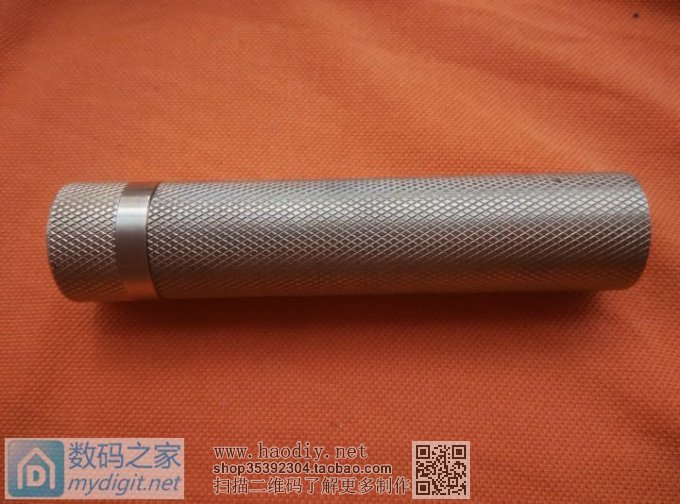 仿造数码之家魅色小直手电---土豪金滚花版(附完整过程图解)