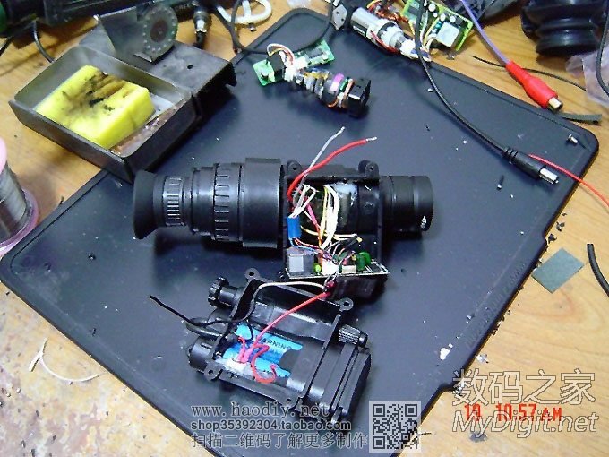 无聊的时候DIY了一个红外夜视仪(外形很酷)(2楼已更新效果图) 无聊的时候DIY了一个红外夜视仪(外形很酷)(2楼已更新效果图)