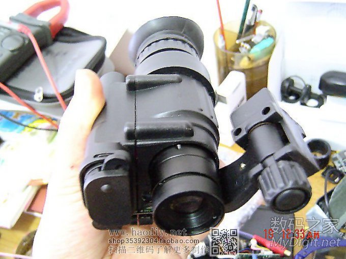 无聊的时候DIY了一个红外夜视仪(外形很酷)(2楼已更新效果图) 无聊的时候DIY了一个红外夜视仪(外形很酷)(2楼已更新效果图)