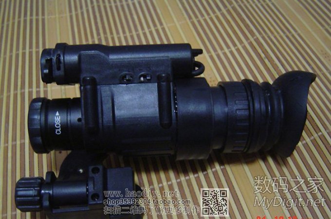 无聊的时候DIY了一个红外夜视仪(外形很酷)(2楼已更新效果图)