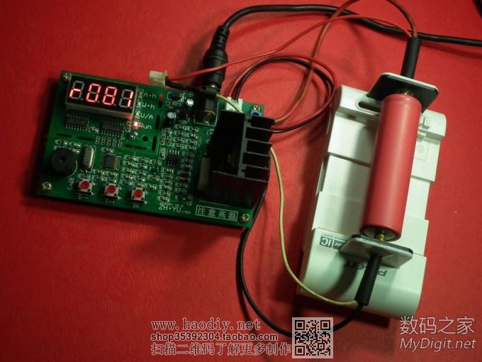 DIY四线电池容量测试架,用四线夹具测内阻