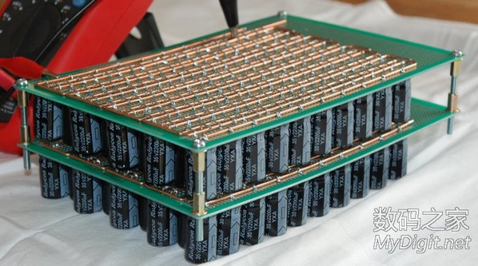 做电容板测试。 不干不知道,干一半快吐了!点焊机制作【96楼、194楼有更新】