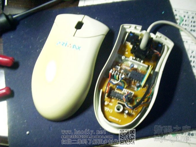 看我的机械鼠标是如何变身光电鼠标的(超详细大图哦) 看我的机械鼠标是如何变身光电鼠标的(超详细大图哦)