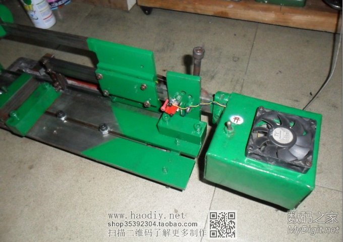 请输入描述 自制小型电动钢板锯!