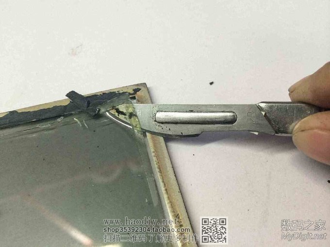 泰克数字示波器内置彩色CRT更换液晶屏图解(Tektronix TDS754C)