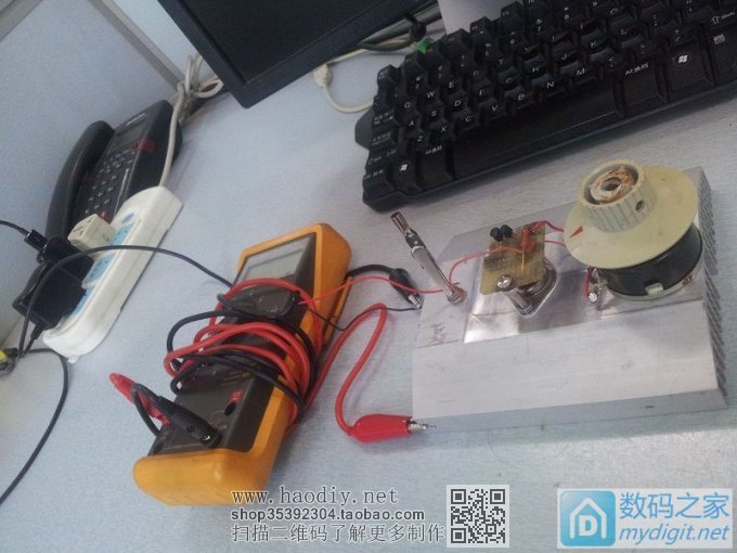 独家原创:用大功率三极管制作简易的电子负载。。。。。。 独家原创:用大功率三极管制作简易的电子负载。。。。。。