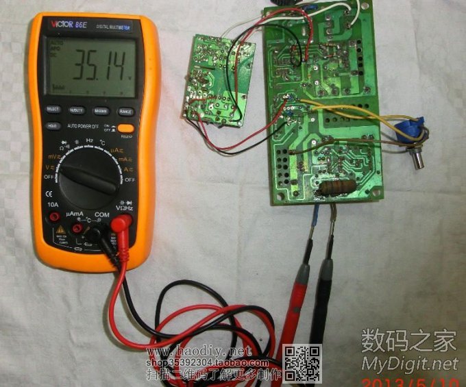 3842方案电动车充电器改2.5~48V可调电源尝试 3842方案电动车充电器改2.5~48V可调电源尝试