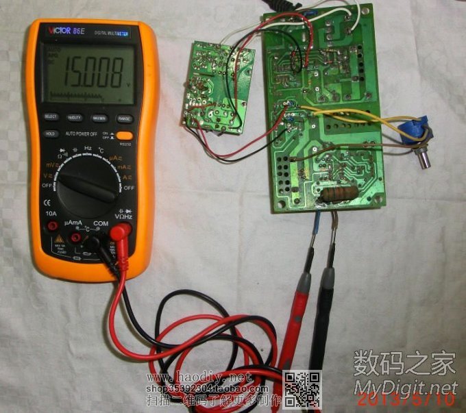 3842方案电动车充电器改2.5~48V可调电源尝试 3842方案电动车充电器改2.5~48V可调电源尝试