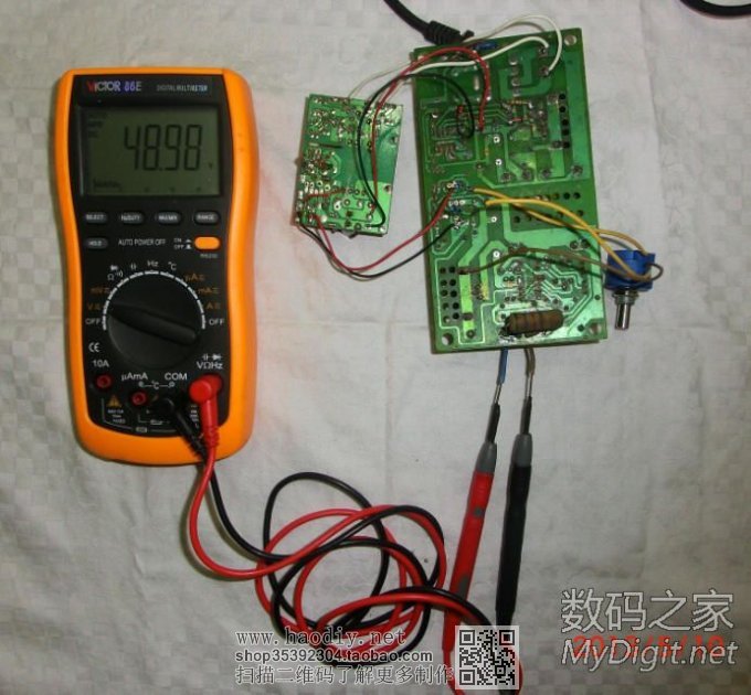 3842方案电动车充电器改2.5~48V可调电源尝试 3842方案电动车充电器改2.5~48V可调电源尝试