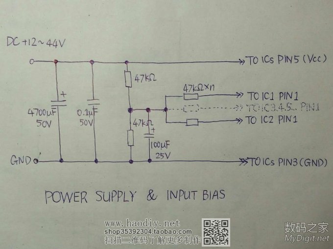 单电源全平衡TDA2030A功放制作. 静态指标出乎意料. 附电路图和制作要点. 单电源全平衡TDA2030A功放制作. 静态指标出乎意料. 附电路图和制