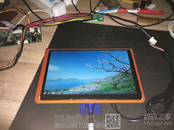 前些天买的7寸屏做了外壳 前些天买的7寸屏做了外壳