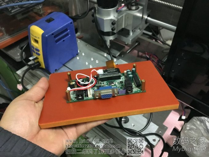 前些天买的7寸屏做了外壳 前些天买的7寸屏做了外壳