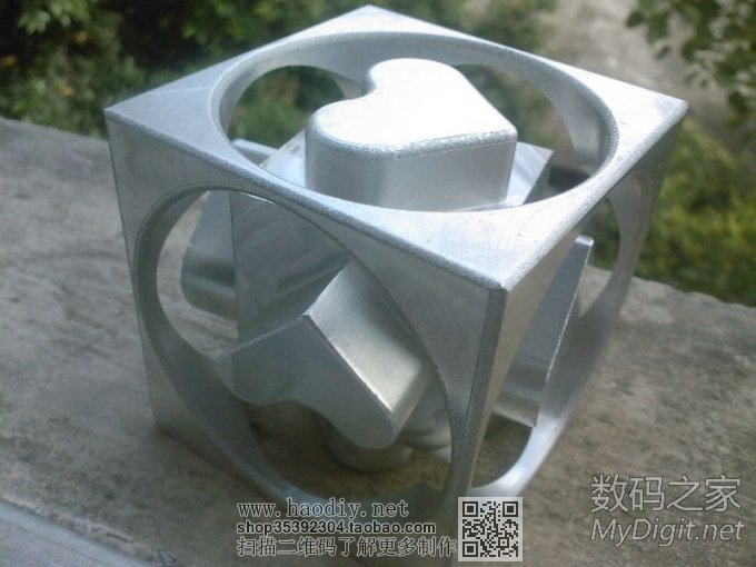 上个月花3个小时的数控车铣作品 上个月花3个小时的数控车铣作品