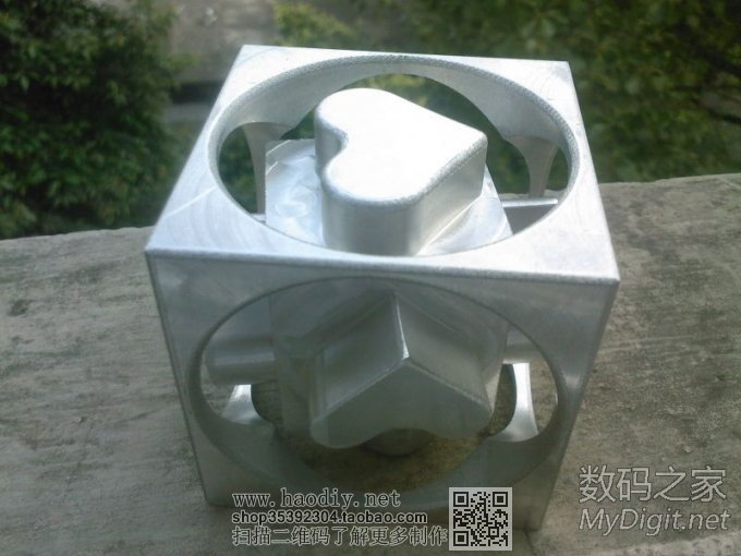 上个月花3个小时的数控车铣作品 上个月花3个小时的数控车铣作品