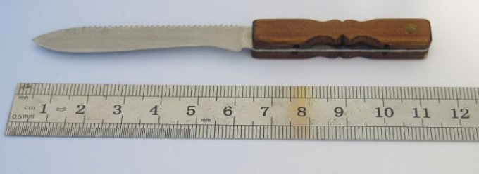 断钢锯条DIY一把小刀 断钢锯条DIY一把小刀