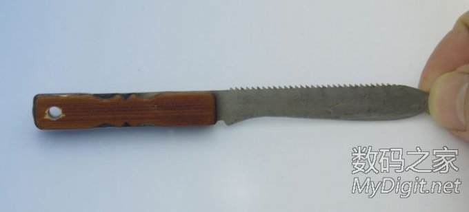 断钢锯条DIY一把小刀 断钢锯条DIY一把小刀