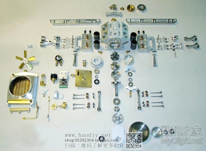 牛B    水冷V4汽油引擎制作过程         (转帖) 牛B    水冷V4汽油引擎制作过程&#