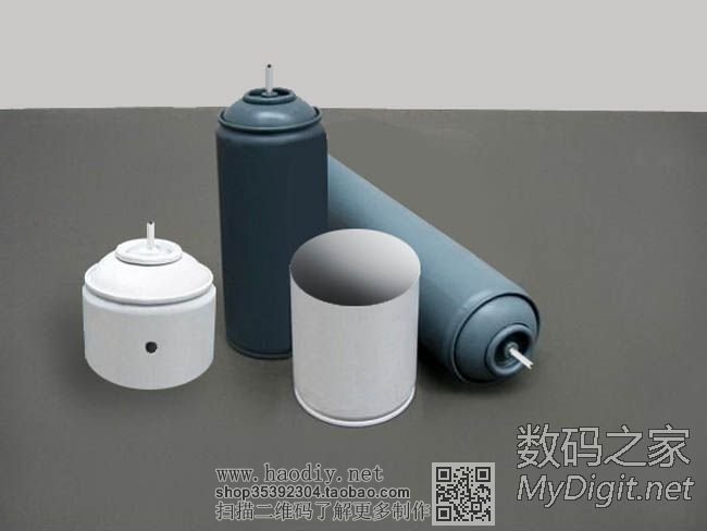 自制简易可重复使用的自喷漆罐(颜色可调-低碳环保) 自制简易可重复使用的自喷漆罐(颜色可调-低碳环保)