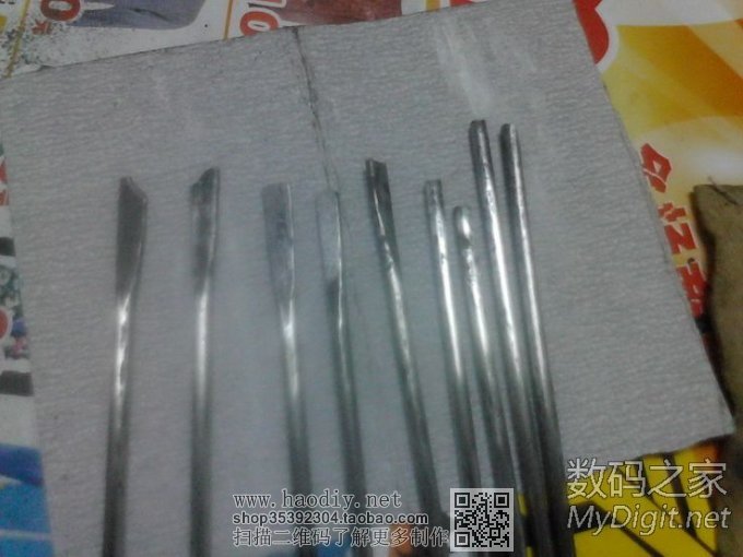 用弹簧做了几把刻刀 用弹簧做了几把刻刀