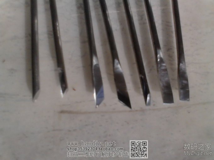 用弹簧做了几把刻刀 用弹簧做了几把刻刀