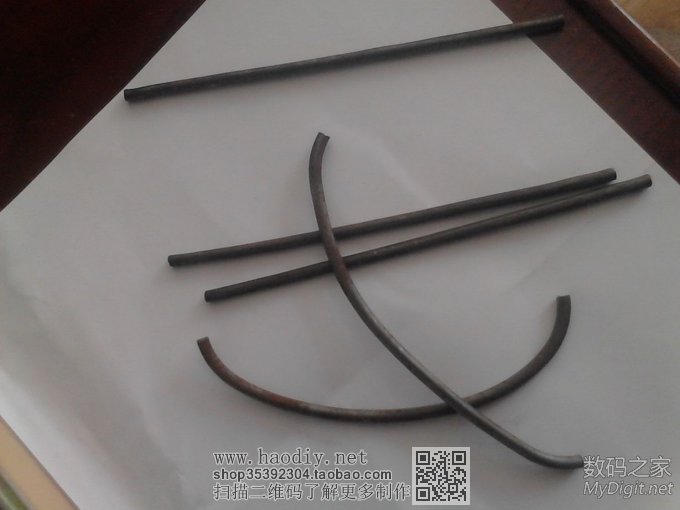 直径4毫米左右的弹簧 用弹簧做了几把刻刀