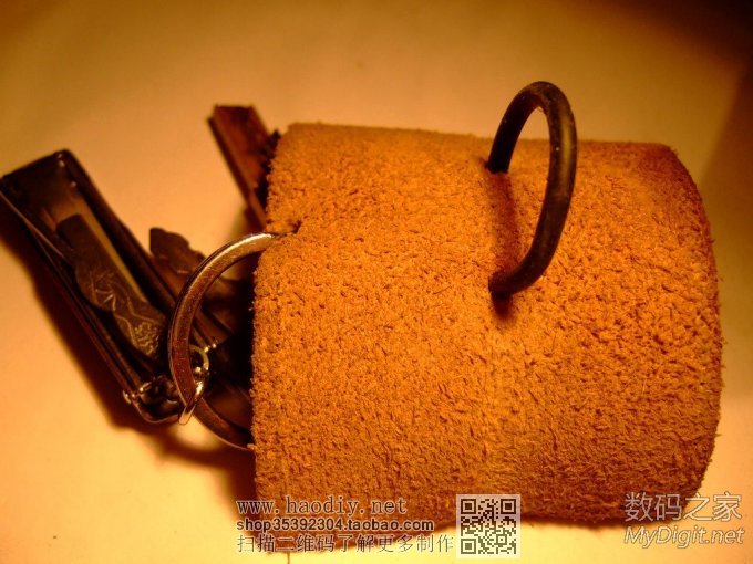 【虎斑猫】DIY一个 虎斑猫 钥匙卷