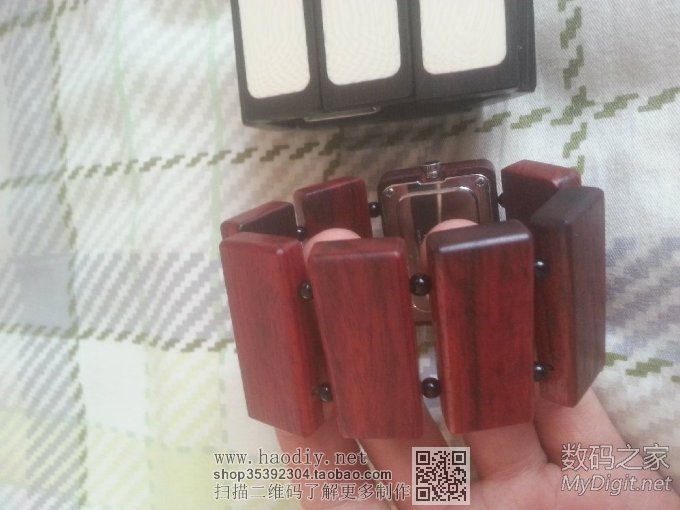 旧手表旧貌换新颜,自制NIXON红木手表