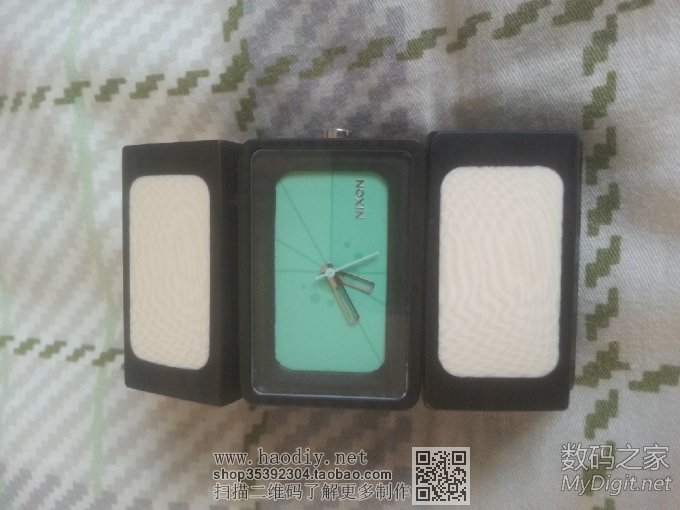 旧手表旧貌换新颜,自制NIXON红木手表