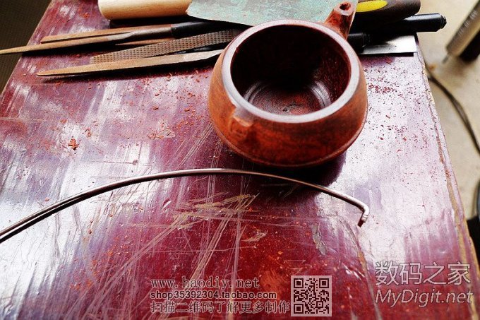 做  了  个   袖   珍  小  提  壶 做  了  个 