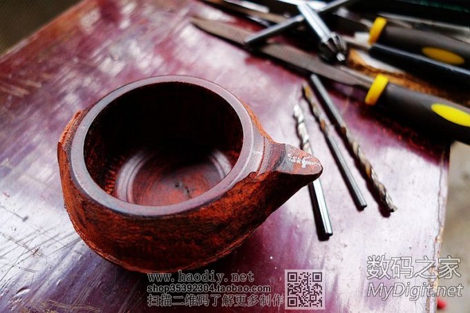 做  了  个   袖   珍  小  提  壶 做  了  个 