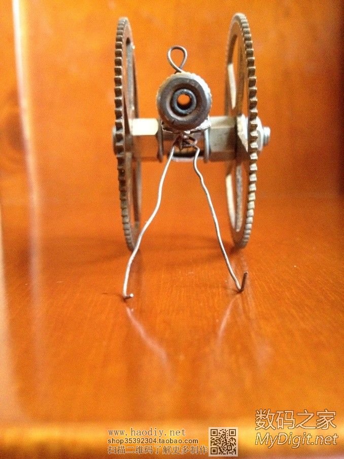 用废旧零部件DIY一个小铜炮!有开炮视频截图!! 用废旧零部件DIY一个小铜炮!有开炮视频截图!!