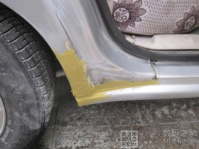 自己动手为夏利车补漆 自己动手为夏利车补漆