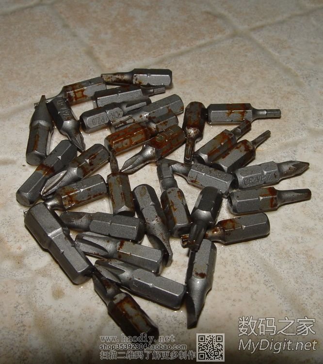 WD-40及洁厕灵除锈测试 WD-40及洁厕灵除锈测试