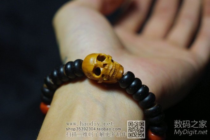 初试核雕--写实头骨 初试核雕--写实头骨