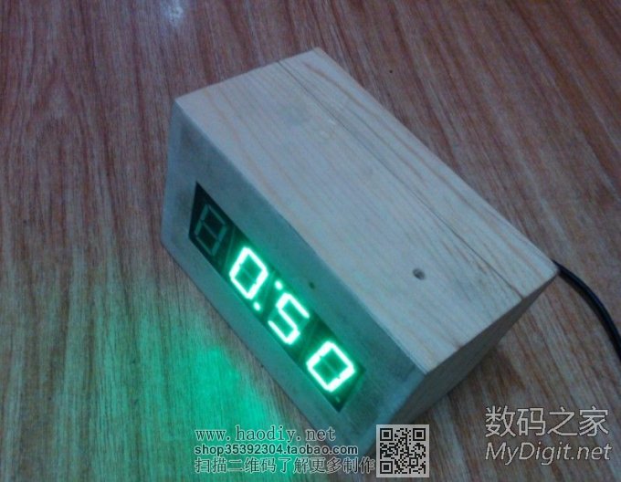 买套件做了一个电子钟 买套件做了一个电子钟