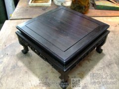 金工木匠做的红木微型家具是这样